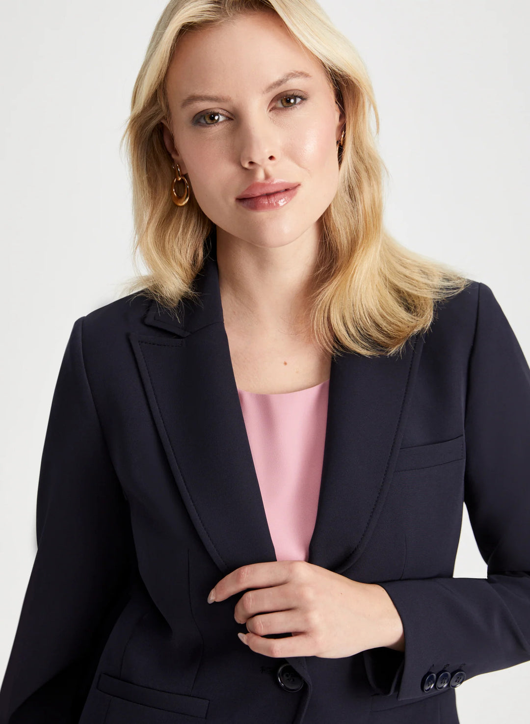 LAURA Notched Collar Blazer