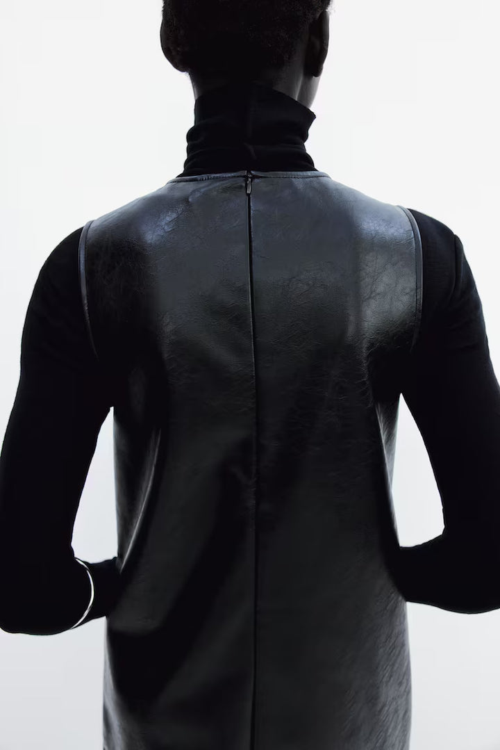 H&M Coated Mini Dress