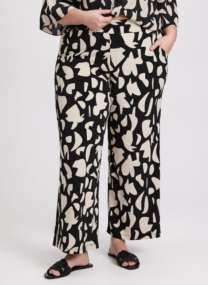 LAURA Olivia Printed Wide-Leg Pants