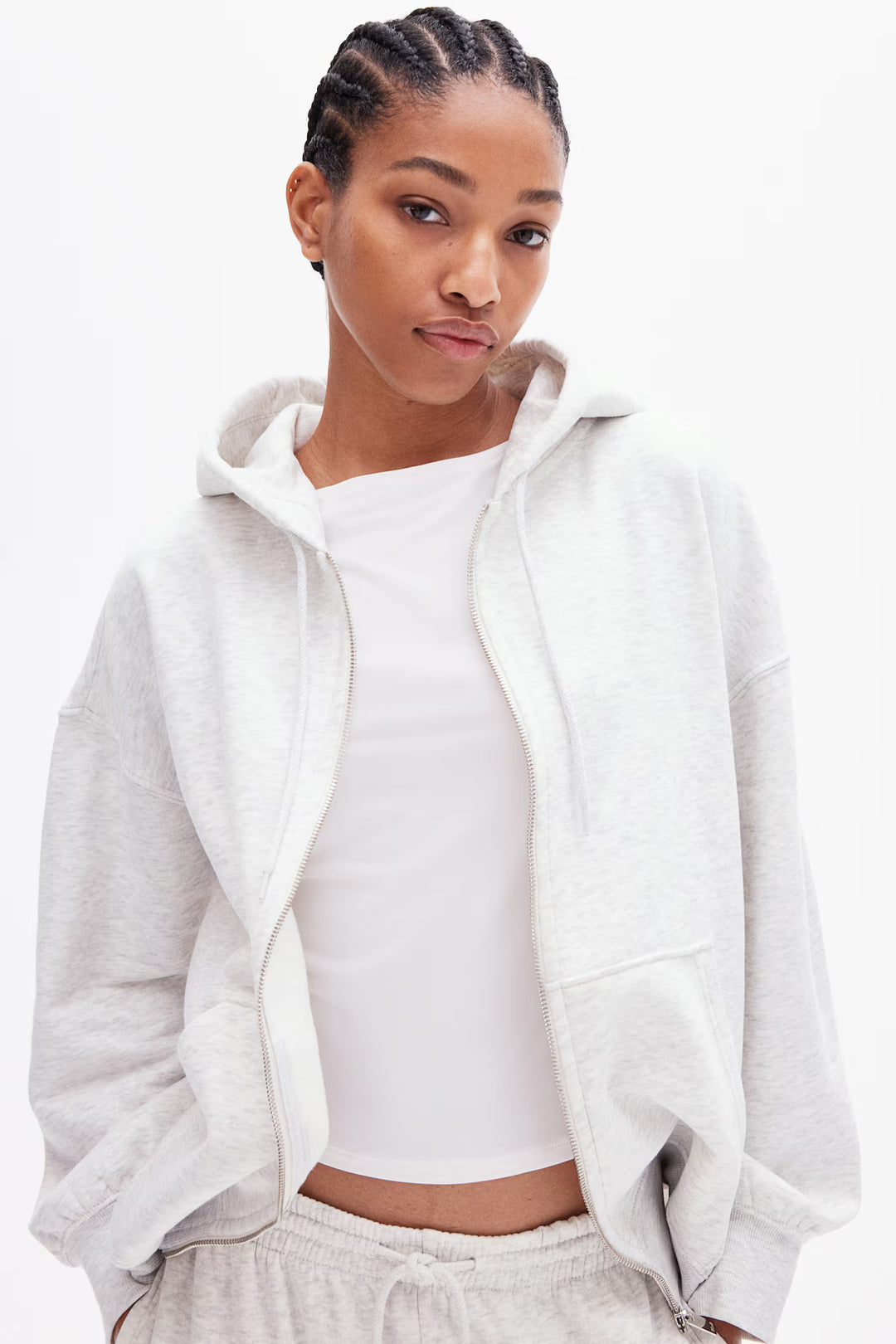 H&M Oversized Hooded Jacket
