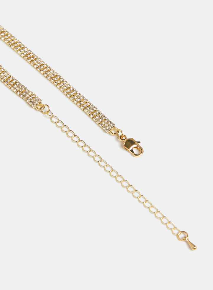 Laura Crystal Chain Necklace