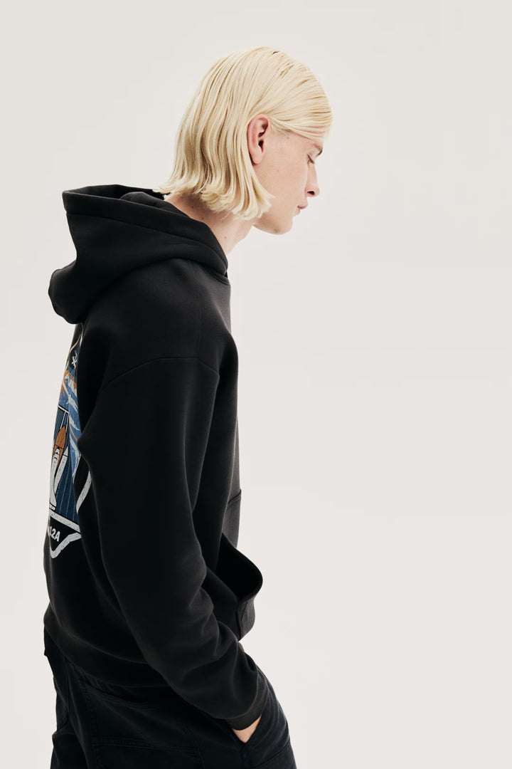 H&M Loose Fit Printed Hoodie