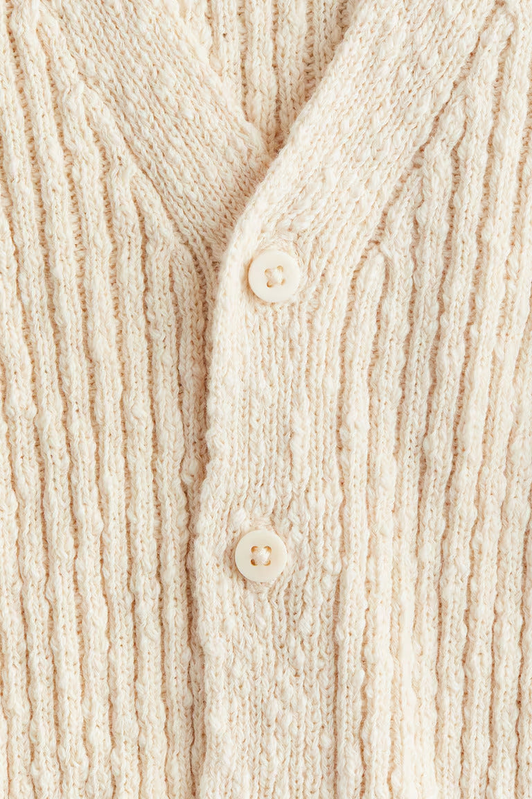 H&M Oversized bouclé-knit cardigan