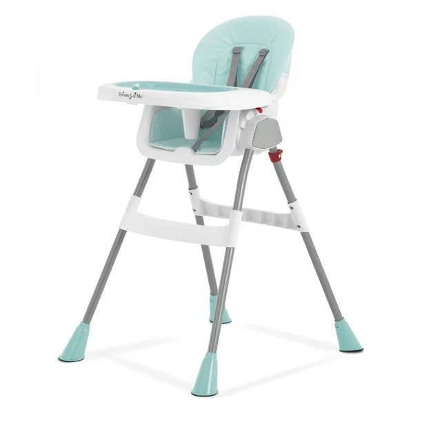 Dream On Me Portable 2 In 1 Table Talk High Chair |Convertible |Compact High Chair |Light Weight Portable Highchair