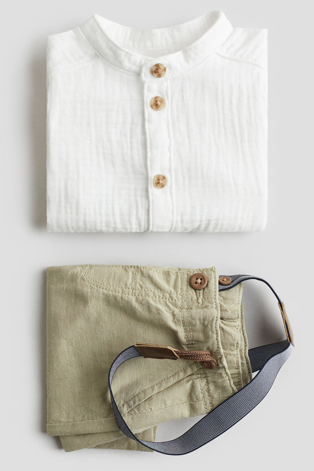 H&M 2-Piece Set with Suspenders