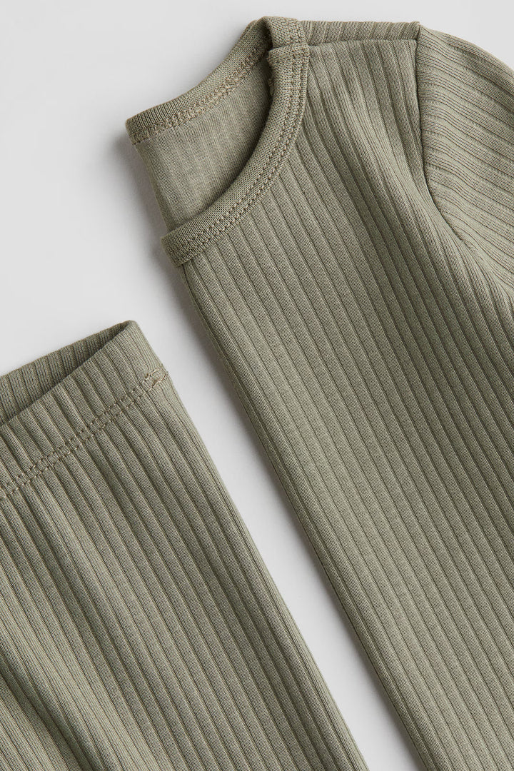 H&M Ribbed Cotton Set