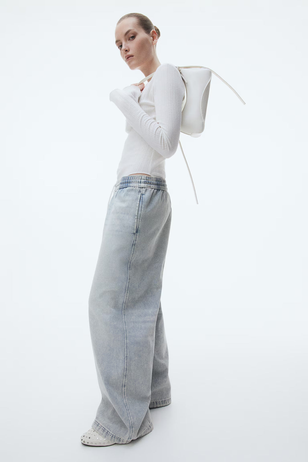 H&M Denim Pull-on Pants