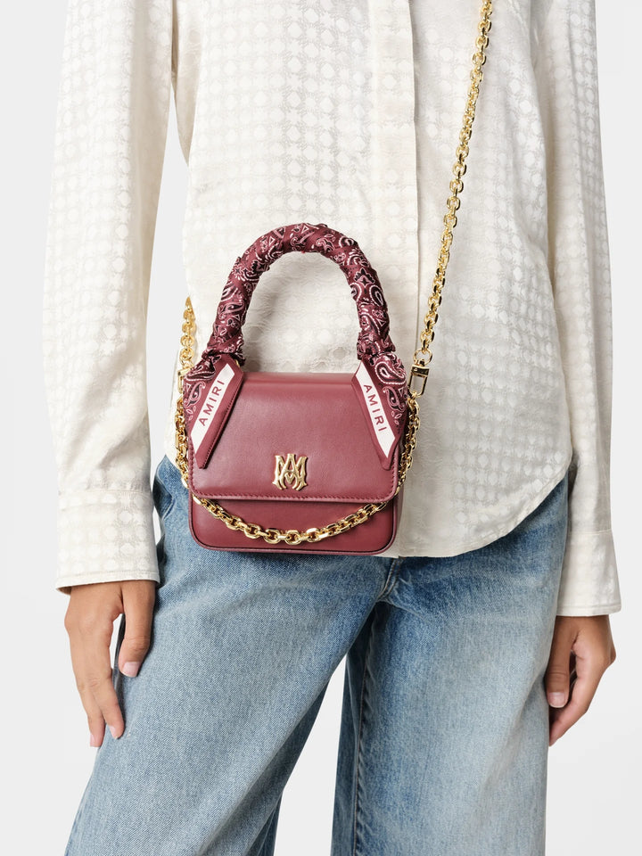AMIRI WOMEN'S MICRO MA BAG WITH CHAIN HANDLE