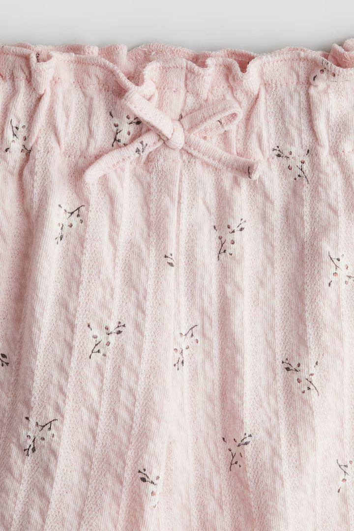 H&M Textured Cotton Pants