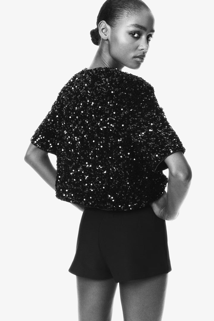 H&M Sequined Blouse