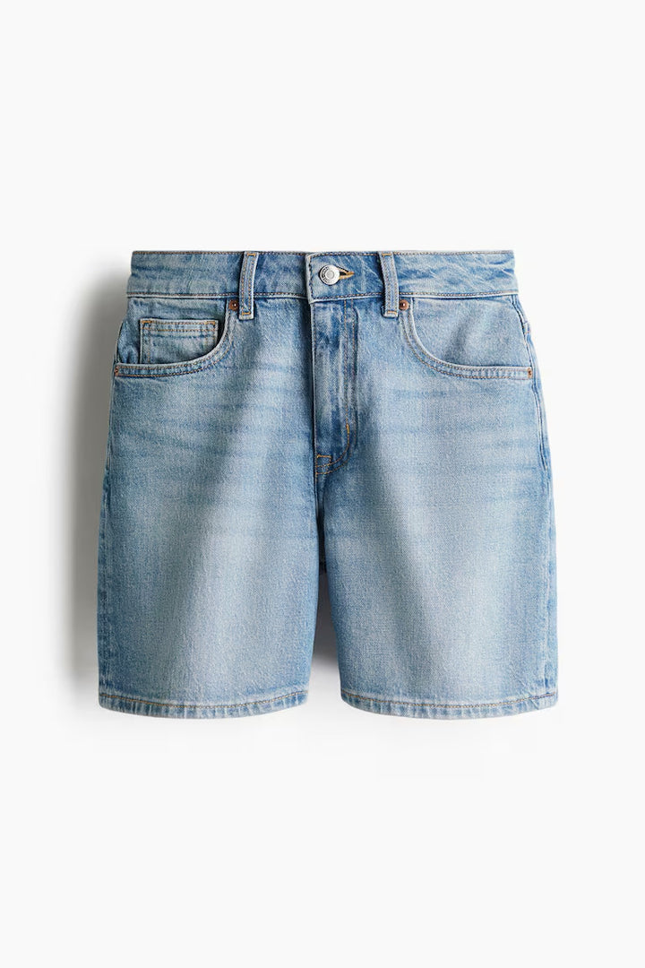 H&M HIGH WAIST DENIM SHORTS