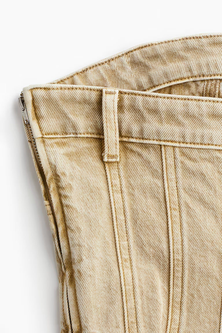H&M DENIM BUSTIER