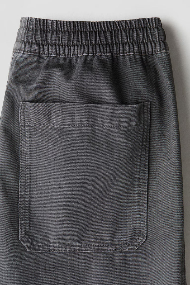 H&M Loose-Fit Cotton Twill Pants