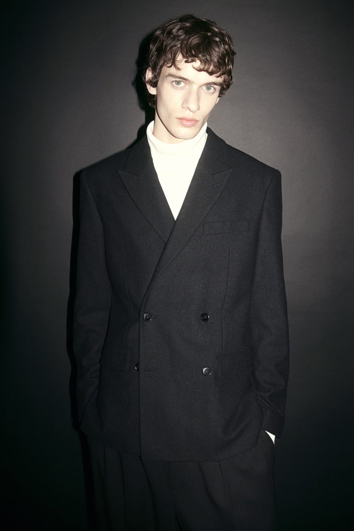 H&M Regular Fit Double-breasted Jacket