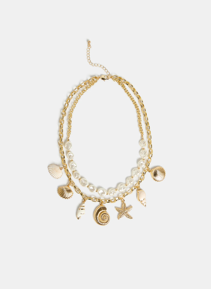 Laura Seashell & Starfish Necklace