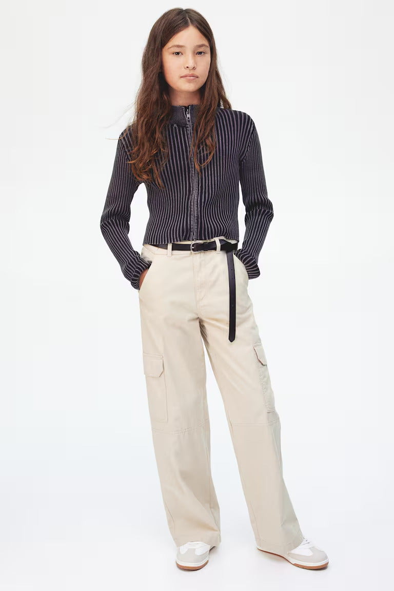 H&M Wide-leg Cargo Pants