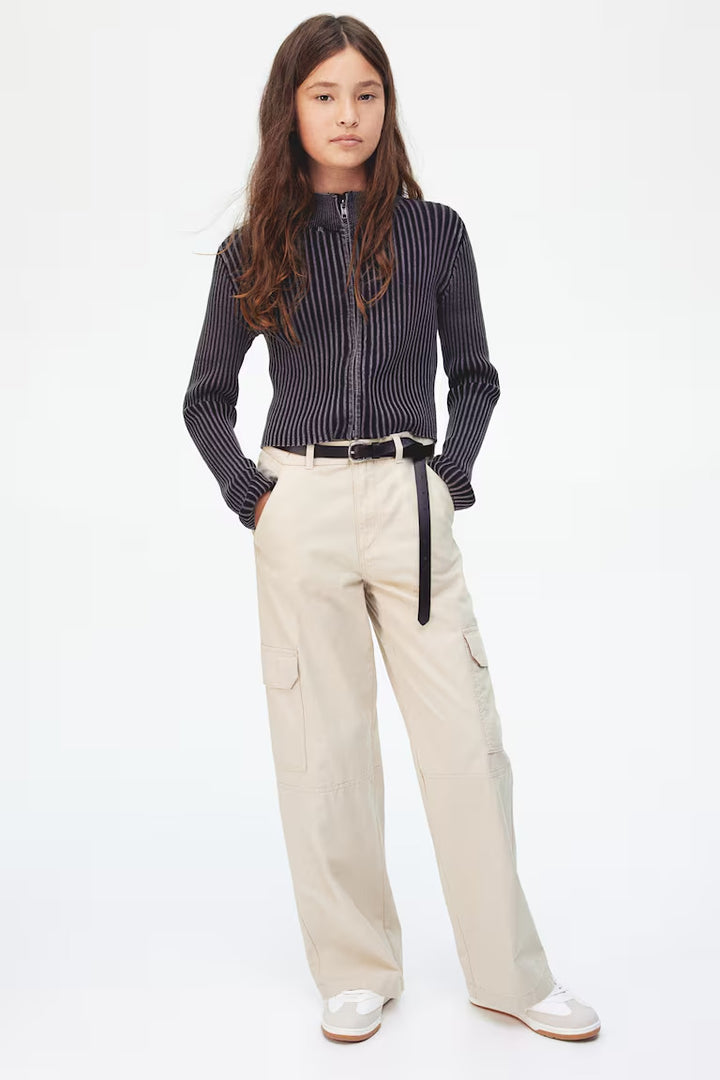 H&M Wide-leg Cargo Pants