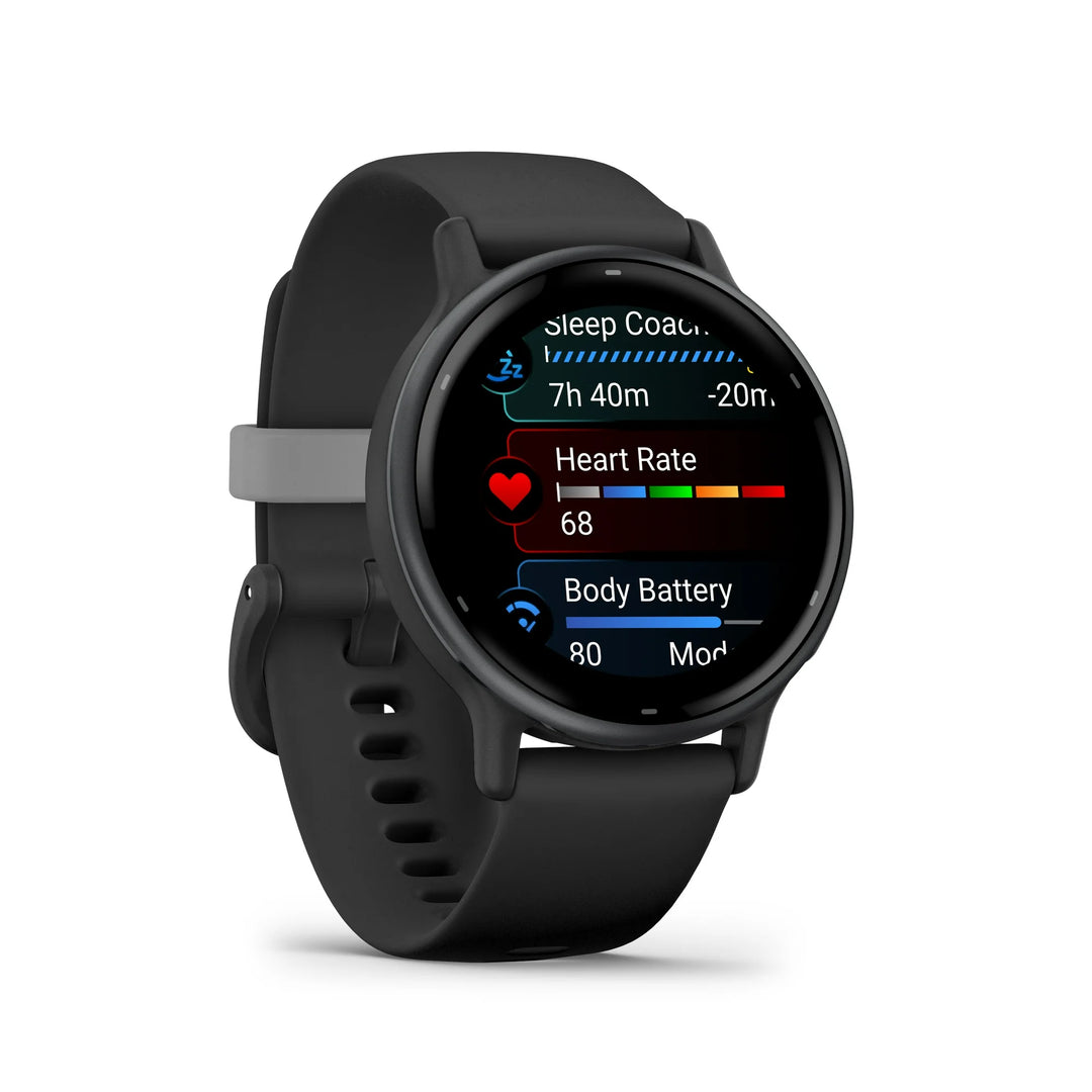 Garmin vivoactive® 5, Health and Fitness GPS Smartwatch, AMOLED Display, Up To 11 Days Of Battery, Slate