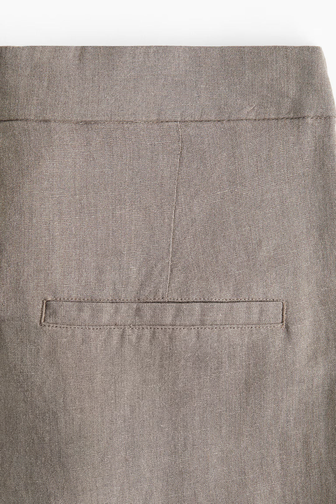 H&M Wide-Leg Linen-Blend Pants
