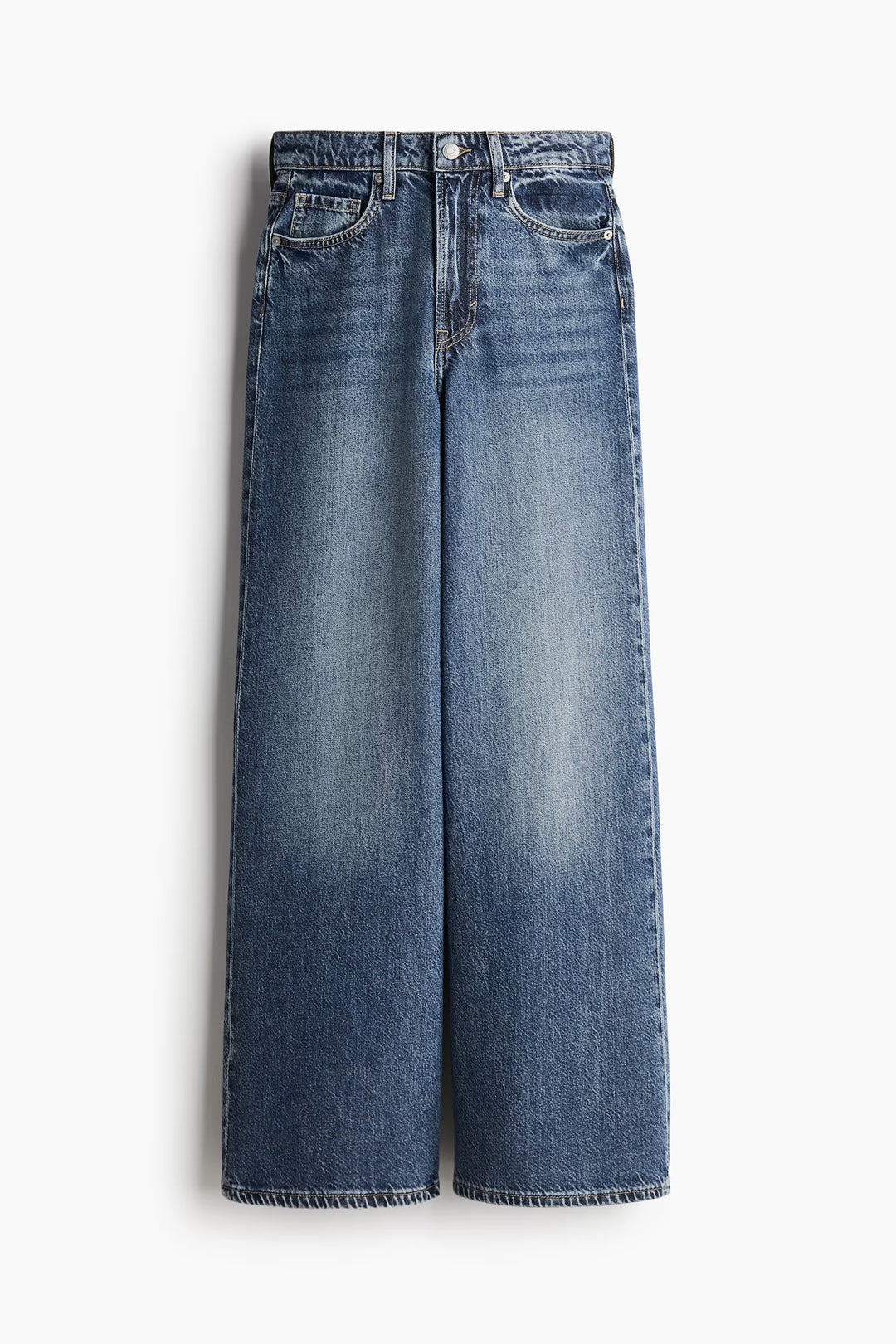 H&M Feather Soft Super Wide Ultra High Jeans