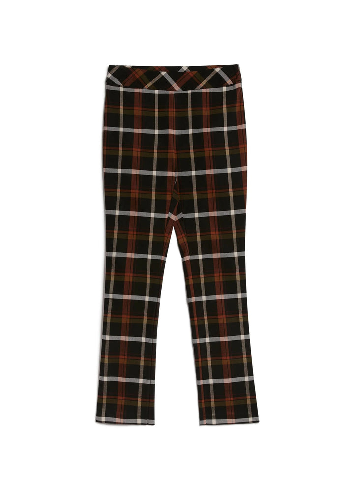 LAURA Charlie B - Plaid Print Pull-On Pants