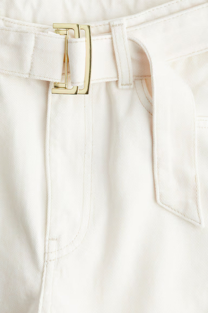 H&M High-Rise Barrel-Leg Jeans