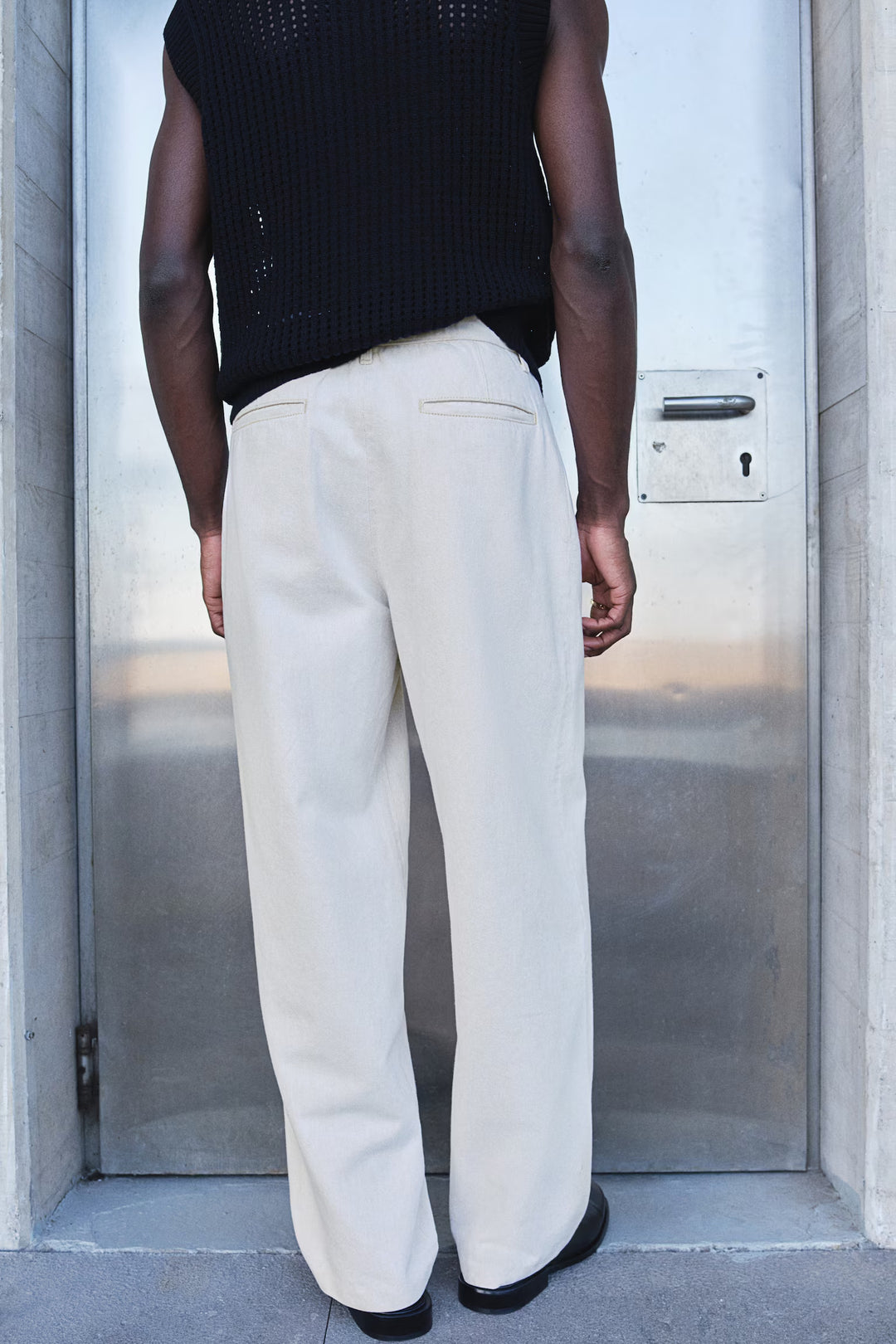 H&M Relaxed-Fit Denim Pants