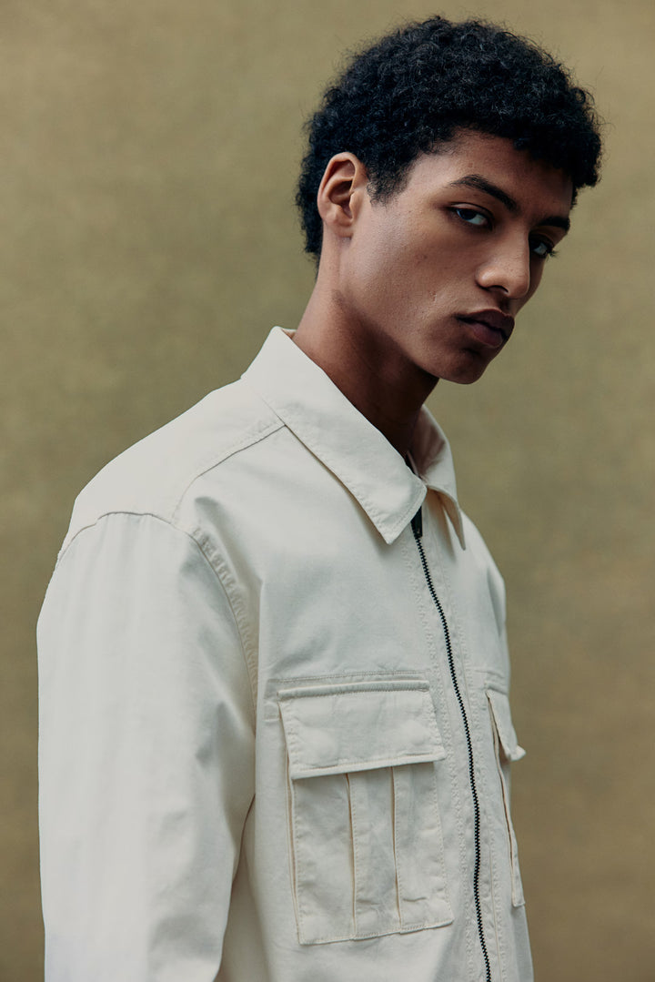 H&M Regular-Fit Twill Overshirt