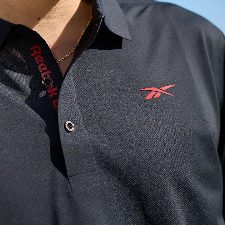 Reebok Men's Short Sleeve Bonded Micro Pique Polo Shirt