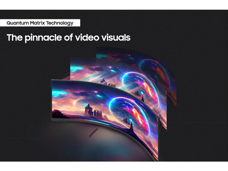 Samsung 57" Odyssey Neo G9 Dual 4K UHD Quantum Mini-LED 240Hz 1ms(GtG) HDR 1000 Curved Gaming Monitor