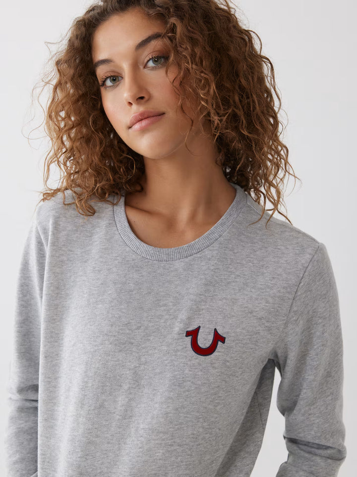 TRUE RELIGION HERITAGE CREWNECK SWEATSHIRT