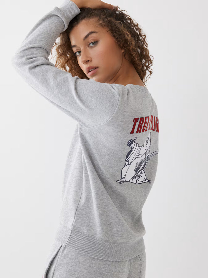 TRUE RELIGION HERITAGE CREWNECK SWEATSHIRT