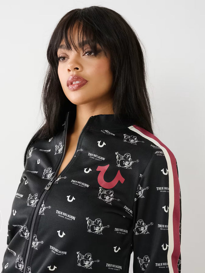 TRUE RELIGION MONOGRAM TRACK JACKET