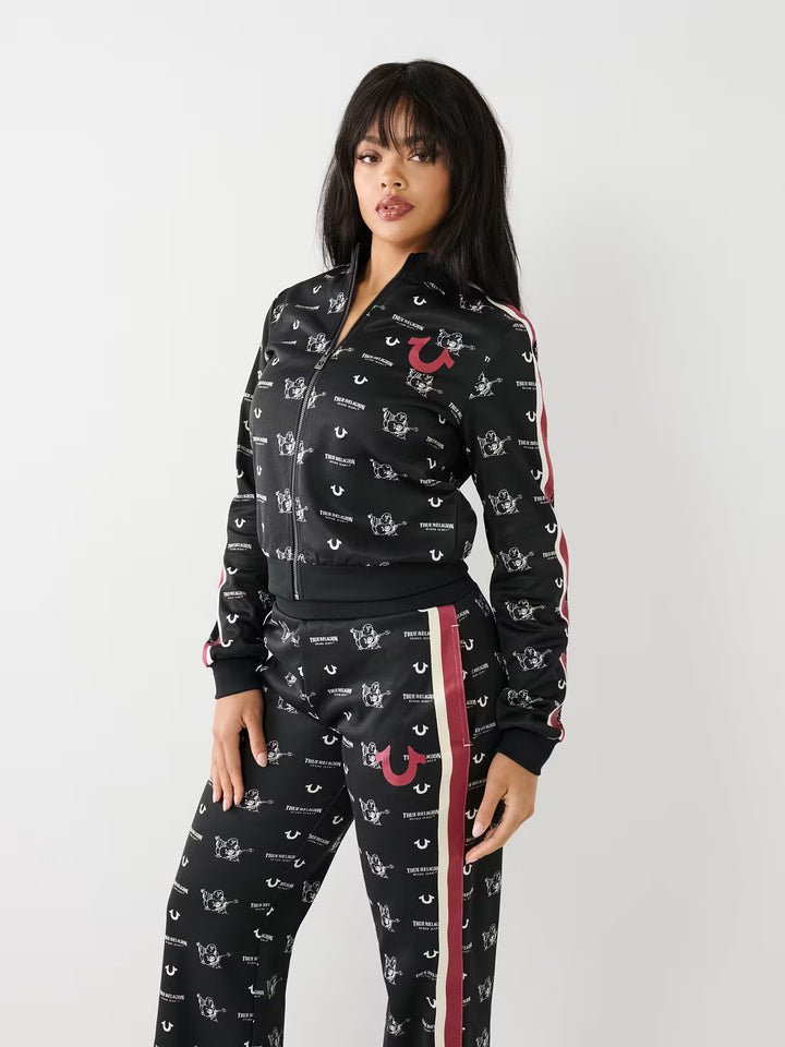 TRUE RELIGION MONOGRAM TRACK JACKET