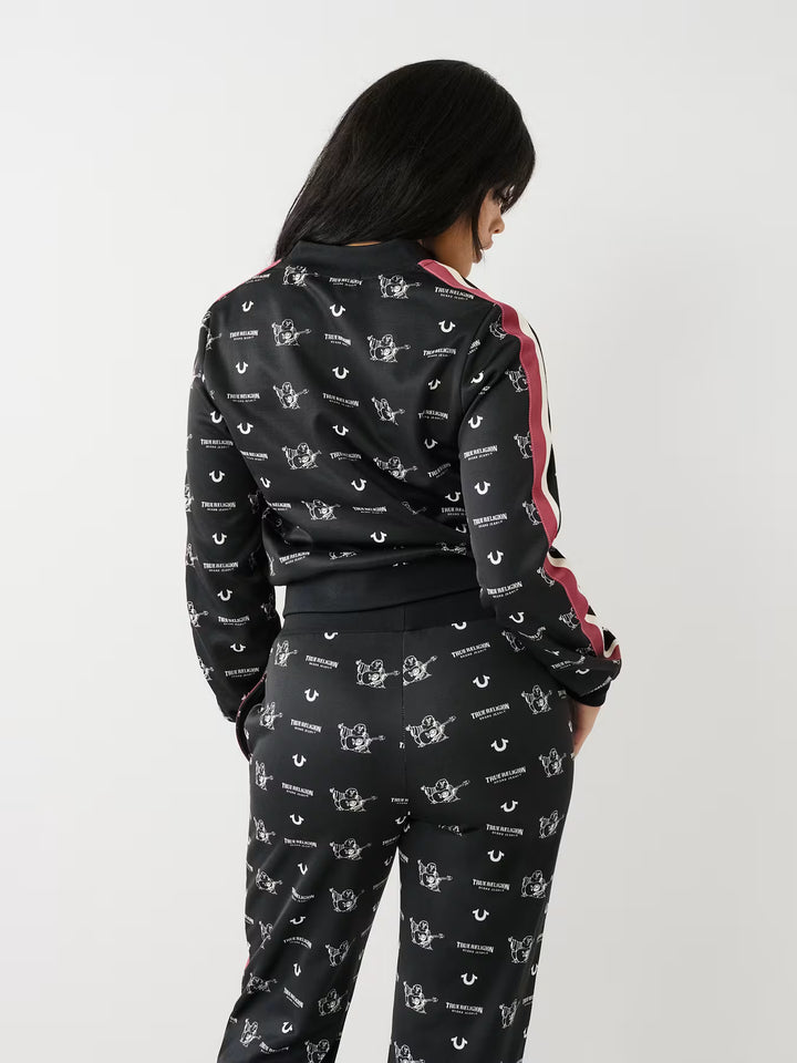 TRUE RELIGION MONOGRAM TRACK JACKET