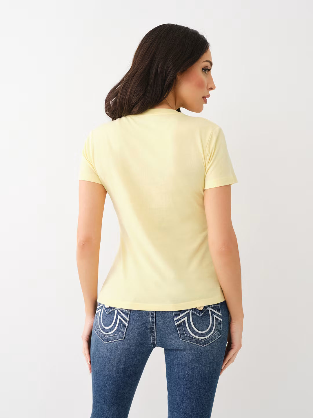 TRUE RELIGION CRYSTAL BUDDHA LOGO TEE