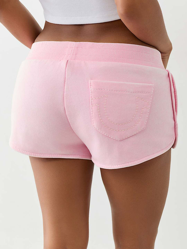 TRUE RELIGION ONLINE EXCLUSIVE BIG T SWEAT SHORT