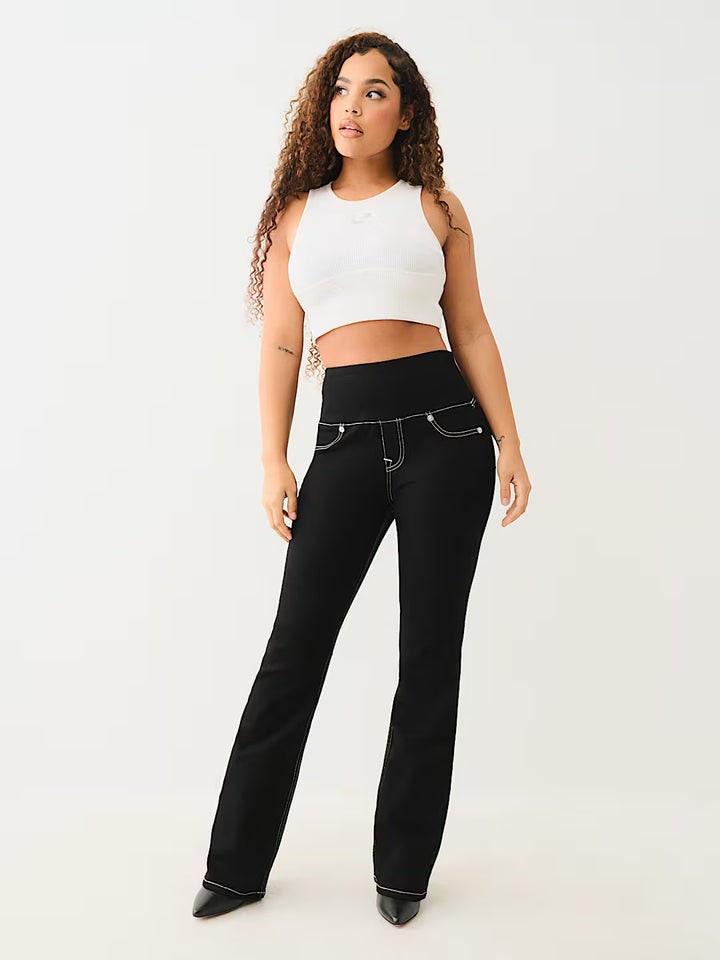TRUE RELIGION TRULY SNATCHED BECCA HIGH RISE BOOTCUT JEAN