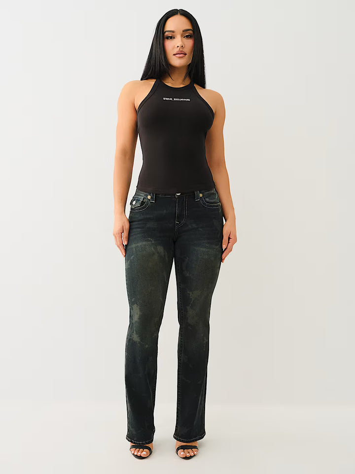 TRUE RELIGION WORLD TOUR BUDDHA HALTER TANK