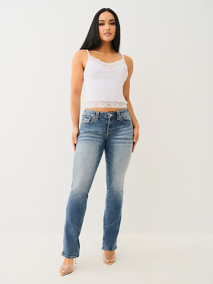 TRUE RELIGION NEW MARKDOWN LACE CRYSTAL HORSESHOE CAMI
