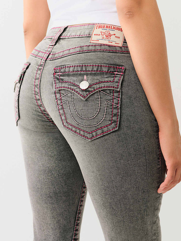 TRUE RELIGION NEW MARKDOWN JENNIE TWISTED INSEAM BIG T CURVY SKINNY JEAN