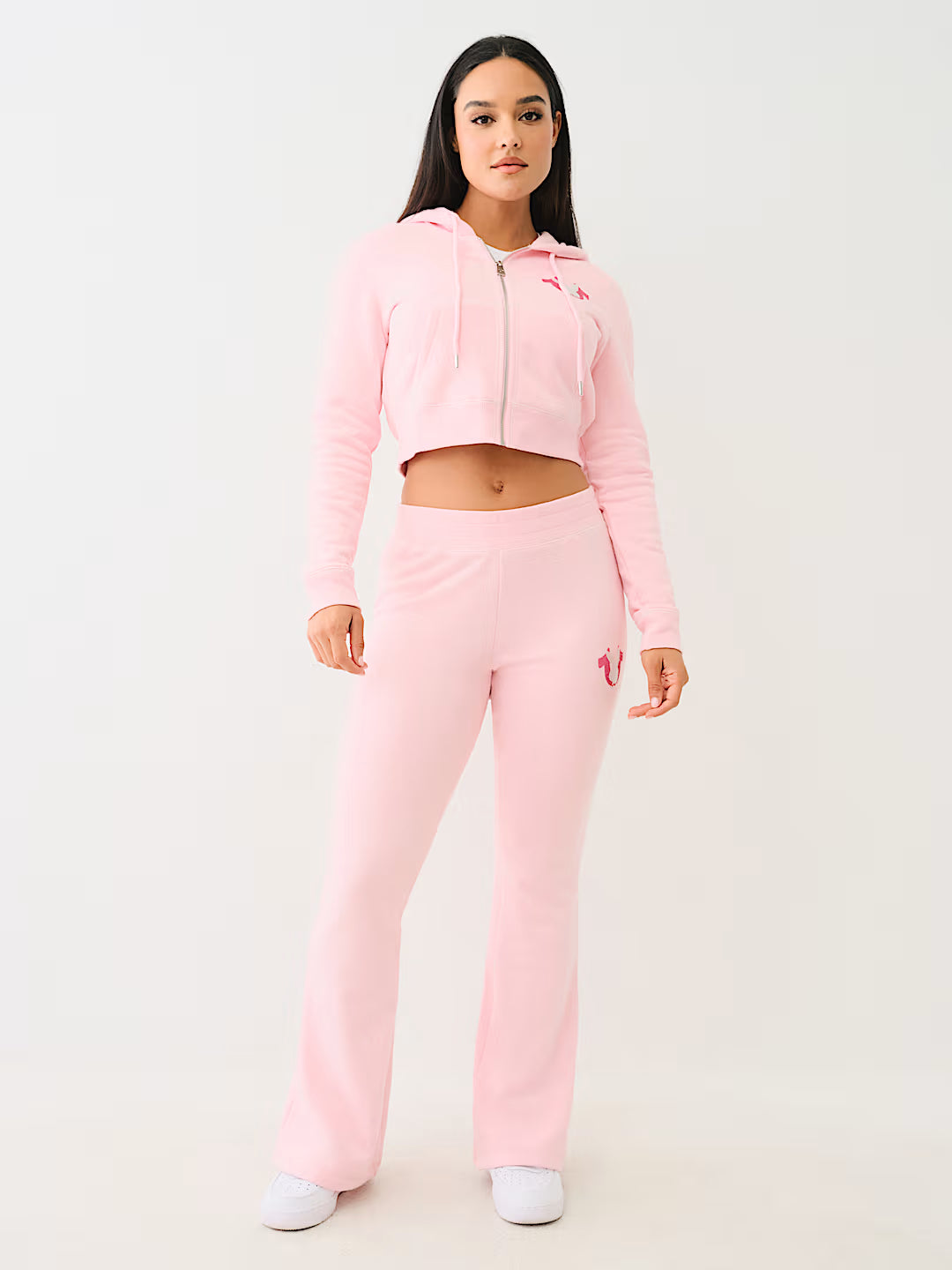TRUE RELIGION TRUE RELIGION X PLAYBOY CRYSTAL BOOTCUT SWEAT PANT