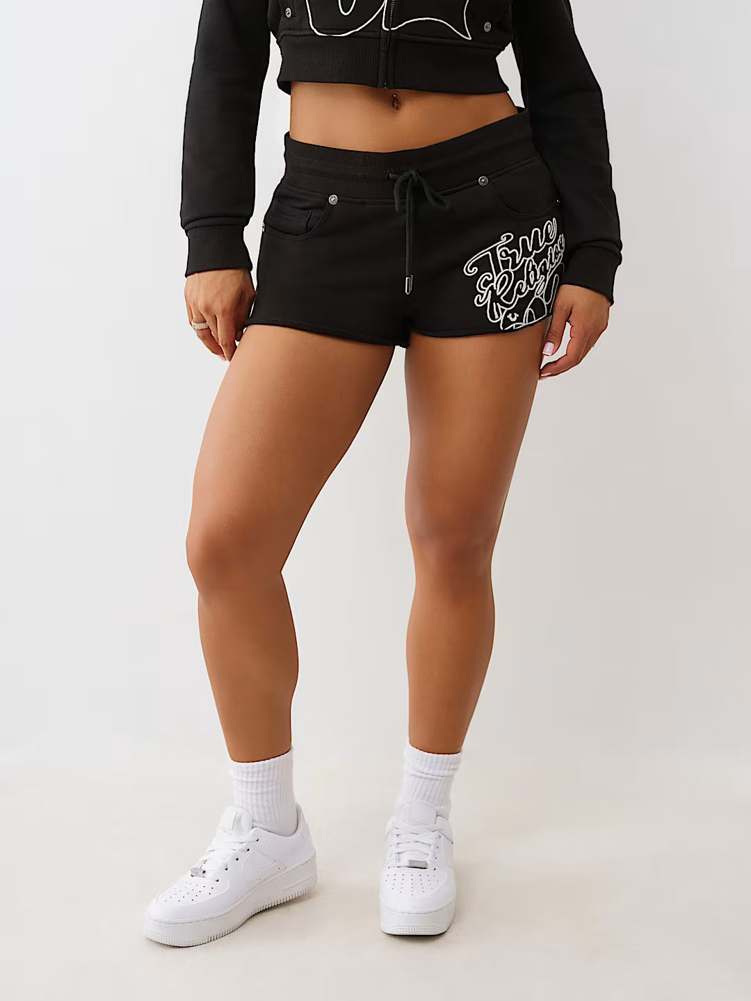 TRUE RELIGION JOEY LOW RISE TERRY SHORT