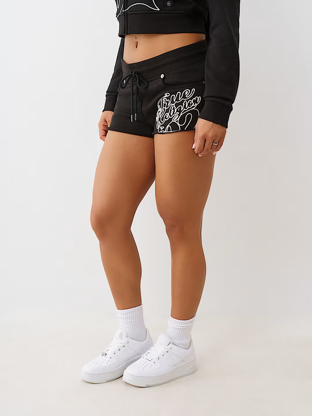 TRUE RELIGION JOEY LOW RISE TERRY SHORT