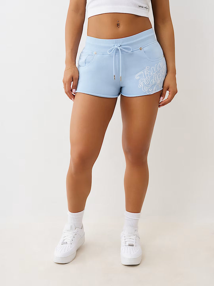 TRUE RELIGION JOEY LOW RISE TERRY SHORT