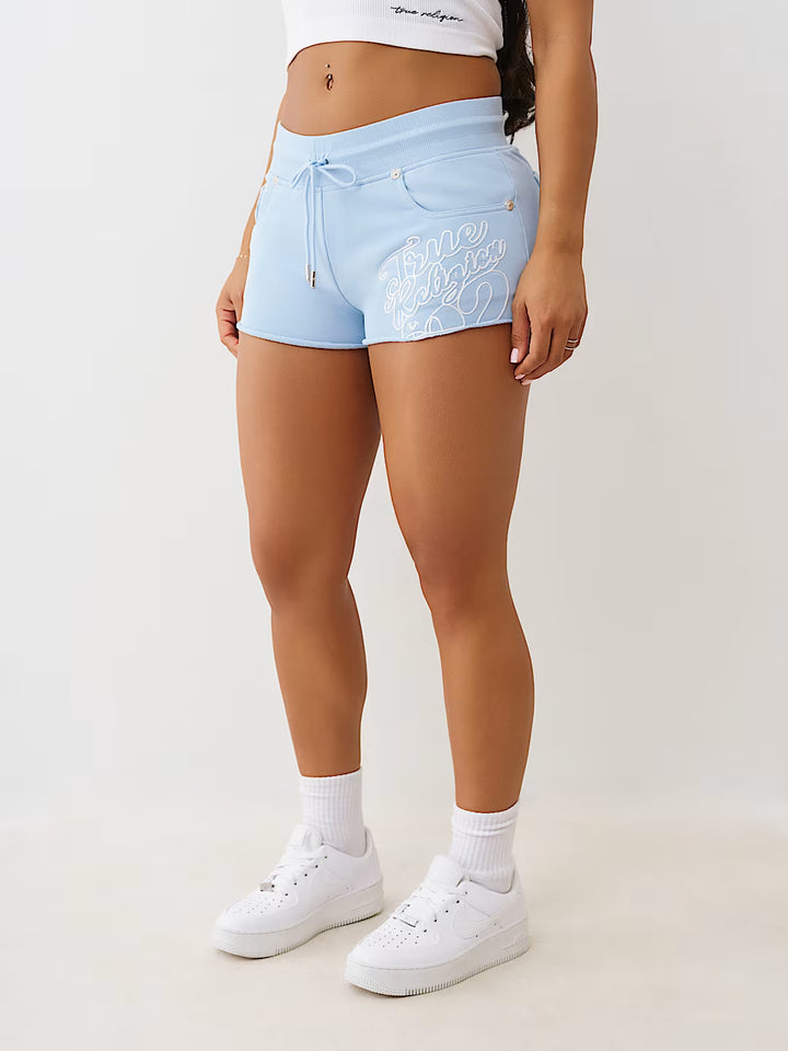 TRUE RELIGION JOEY LOW RISE TERRY SHORT