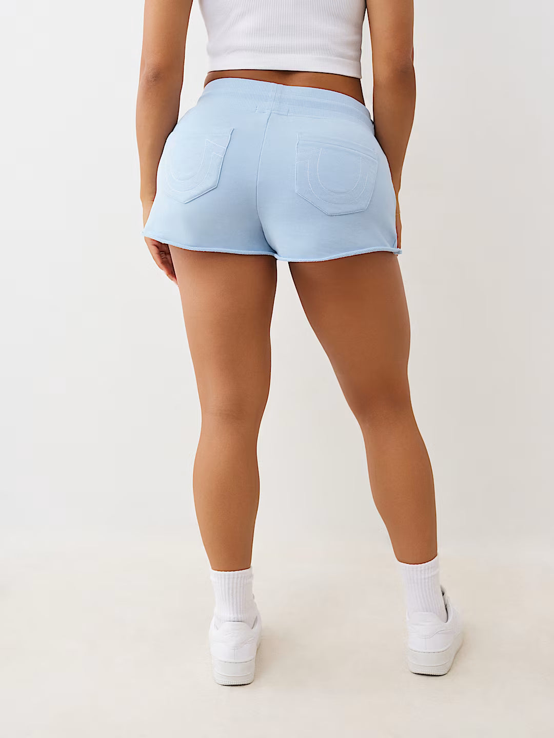TRUE RELIGION JOEY LOW RISE TERRY SHORT