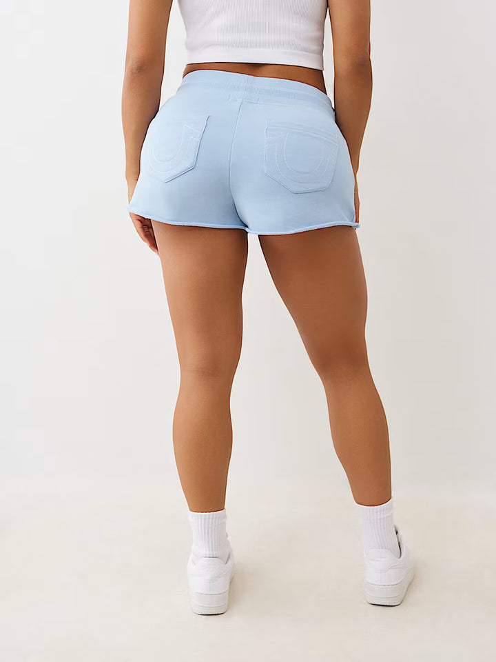 TRUE RELIGION JOEY LOW RISE TERRY SHORT