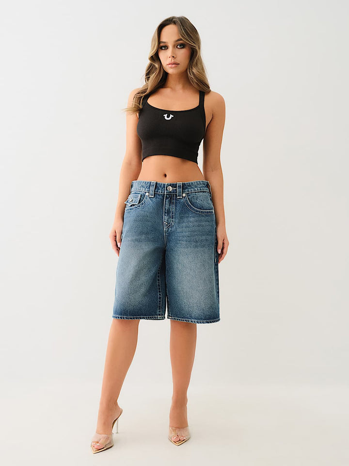 TRUE RELIGION JESSIE BAGGY JORT