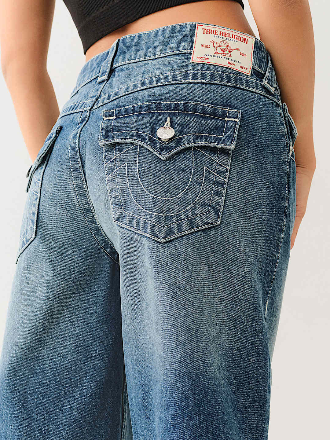 TRUE RELIGION JESSIE BAGGY JORT